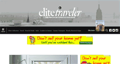 Desktop Screenshot of elitetraveler.com